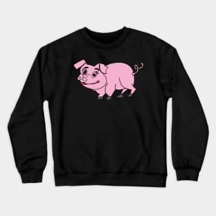 Glückliches Schwein Crewneck Sweatshirt